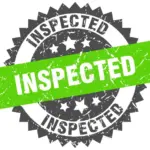 inspected stamp grunge round sign ribbon 198277498 Home